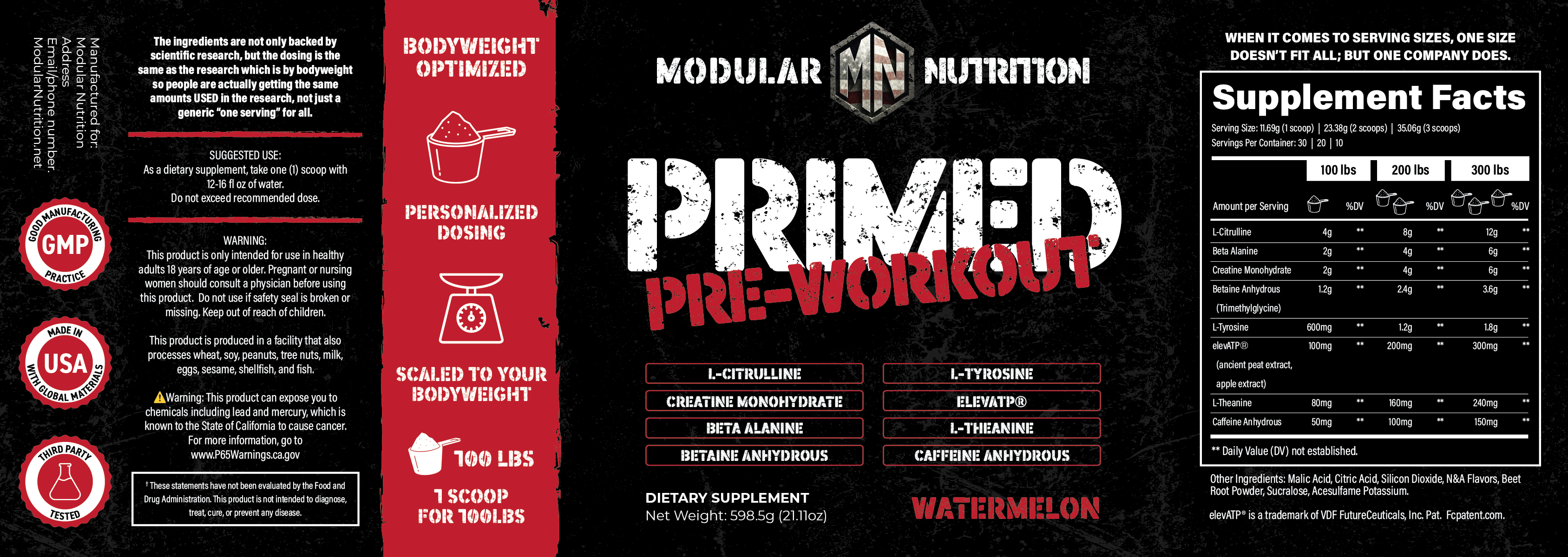 Primed Pre-workout